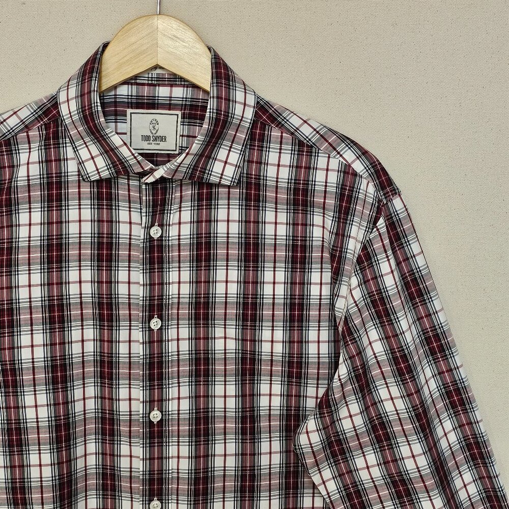 Todd Snyder 2 Ply Cotton Button Down 16.5 34/35